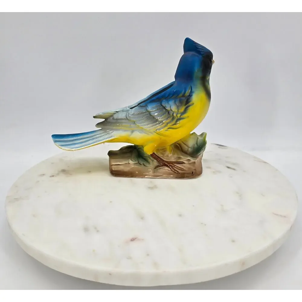 Vintage Lefton Blue Jay Ceramic Planter –‎ 9
